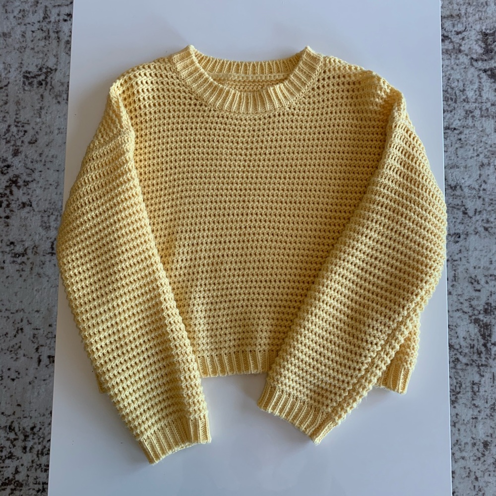 Yellow sweater